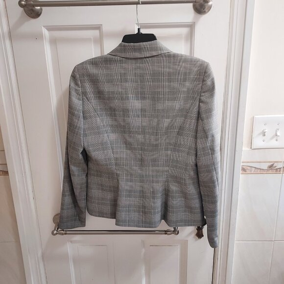 Anne Klein Grey Check Blazer - Picture 7 of 8